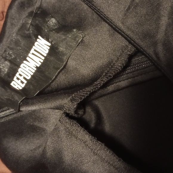 NWOT Reformation Angelica Ruffle Silk Maxi Dress - Picture 6 of 10